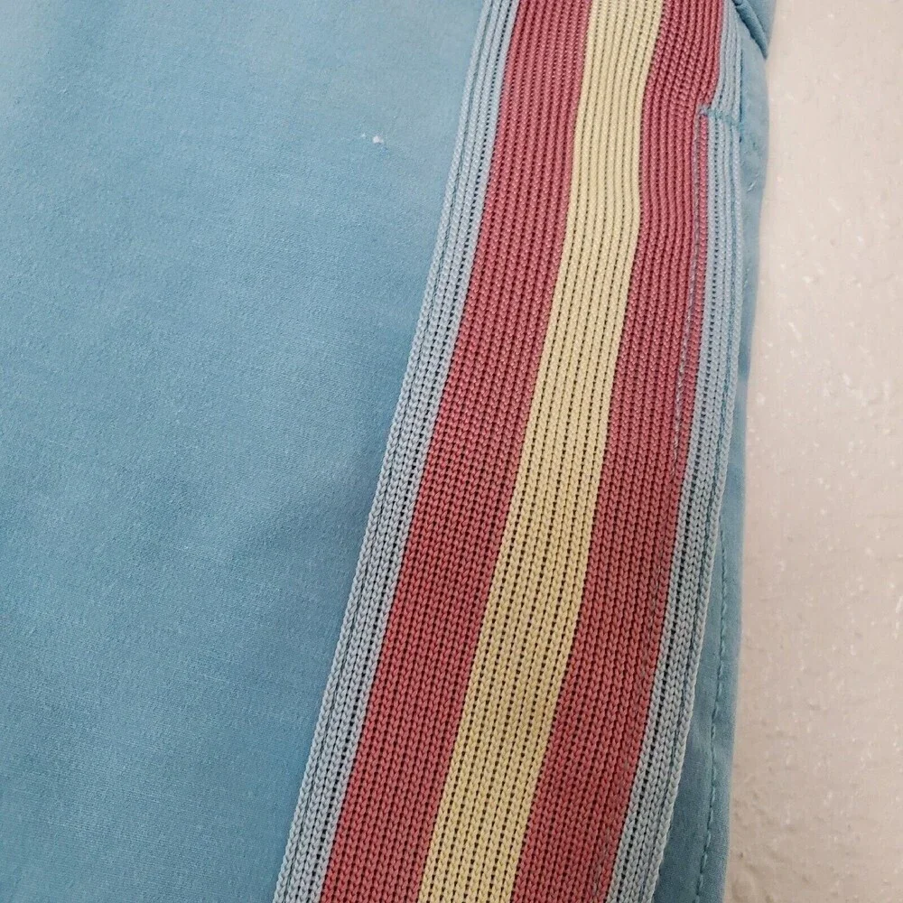 Faherty Men's Retro Board Shorts Swim Surf Stripe Blue Size 42 $98